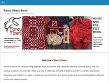 Tablet Screenshot of fancyfibers.com